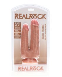 Dvigubas dildo „Double Trouble Dildo“ - RealRock