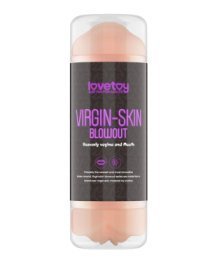 Dvipusis masturbatorius „Virgin-Skin Blowout - Vagina and Mouth“ - Love Toy