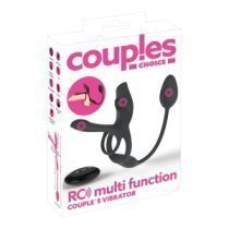 Vibruojantis penio žiedas - kaištis „RC Multi Function“ - Couples Choice