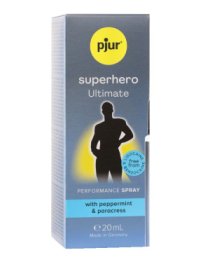 Ejakuliaciją nutolinantis purškalas „Superhero Ultimate“, 20 ml - Pjur