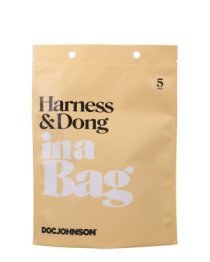 Strap-on dildo „Harness & Dong in a Bag“ - Doc Johnson