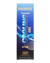 Stimuliuojantis lubrikantas „Prorino Cooling Gel Strong“, 100 ml - Hot