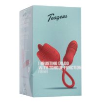 Automatinis vibratorius - stimuliatorius „Thrusting Dildo with Tongue Function“ - Teazers