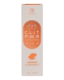 Stimuliuojantis balzamas klitoriui „Clit PWR - Mango“, 15 ml - Secret Play