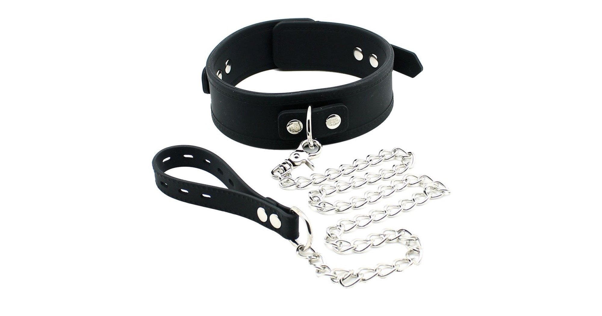 Rimba Silicone Collar With Leash Antkaklio Ir Pavadėlio Rinkinys