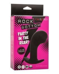 Vibruojantis analinis kaištis „Rock Bottom Curved Probe“ - CalExotics