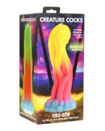 Silikoninis dildo „Tenta-Glow“ - XR