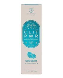 Stimuliuojantis balzamas klitoriui „Clit PWR - Coconut“, 15 ml - Secret Play