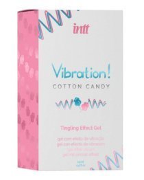 Stimuliuojantis gelis „Vibration! Cotton Candy“, 15 ml - Intt