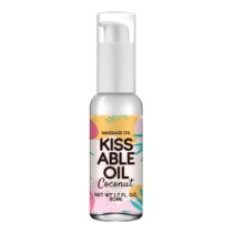 Masažo aliejus „Kissable Oil Coconut“, 50 ml - PharmQuests of Shots