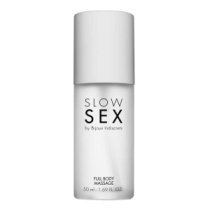 Silikono pagrindo masažo gelis „Slow Sex“, 50 ml - Bijoux Indiscrets