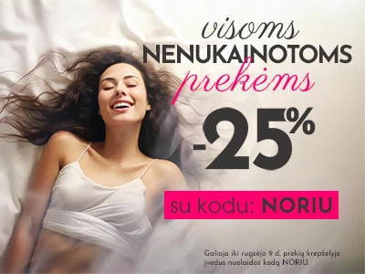 Sekso prekės - Akcija nenukainuotoms prekėms - minus 25%