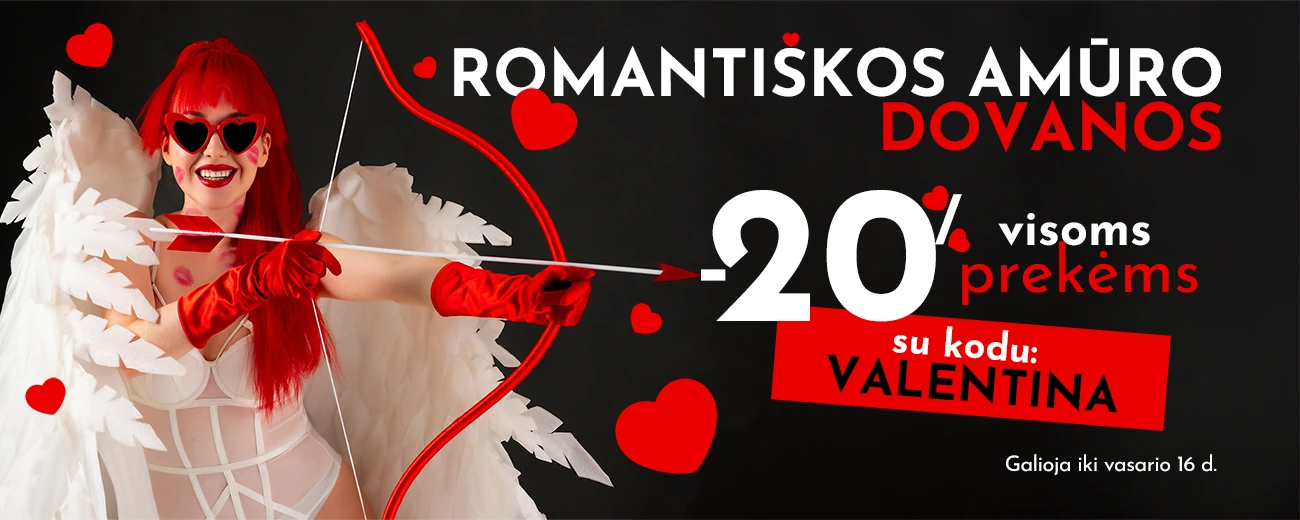 Sekso prekės - Valentino dovanos -20%