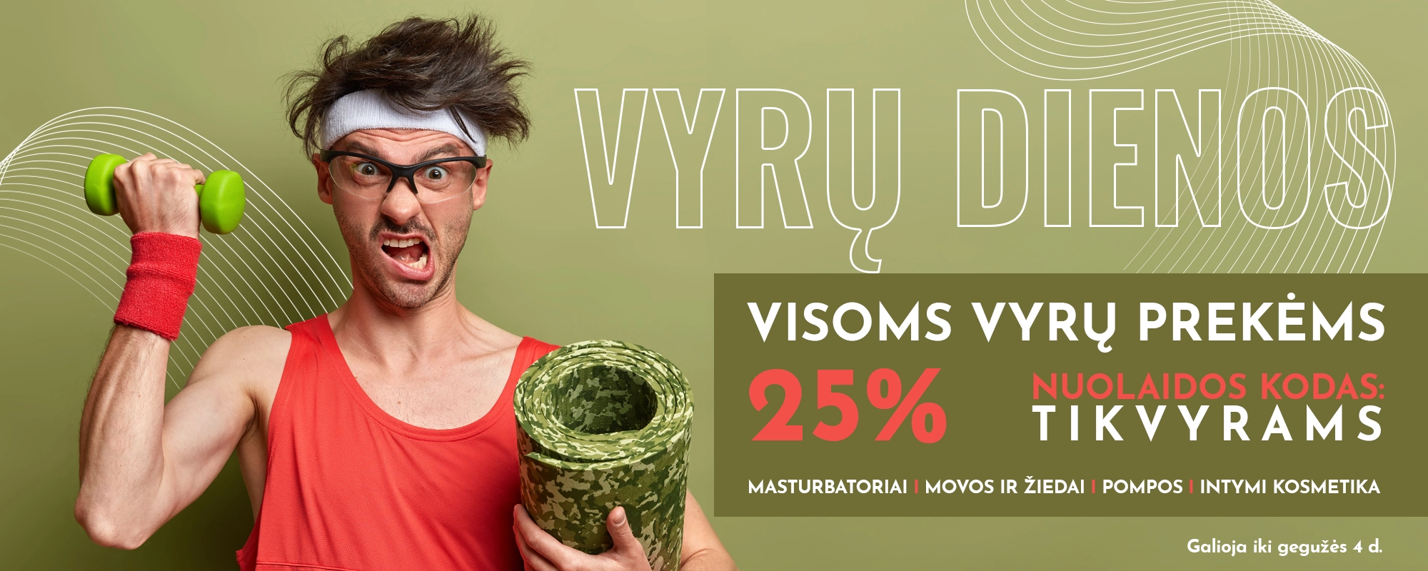 Sekso prekės - Vyrų prekėms -25%